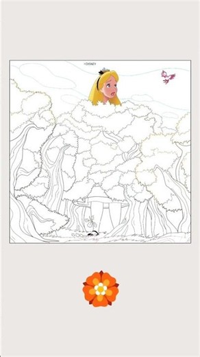 Alice Coloring Page 🎨 | Magical Forest Coloring for Kids | Fun Coloring & Learning Video