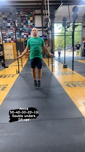 Open gym and everyone did the programmed workout .. Annie 50-40-30-20-10 Double unders and sit ups .. @dotypack89 got it with 6:22.. book your free trial at www.810crossfit.com | 810 CrossFit