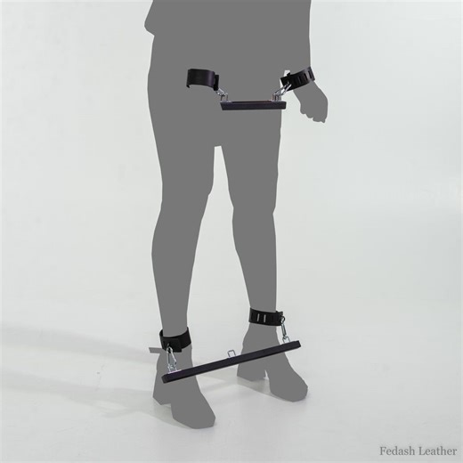 BDSM Leg Spreader Bar With Cuffs, Adjustable Bondage Restraint Bar, Metal Ankle Wrist Spreader, Couples Restraint Gear, Kink Furniture - Etsy Canada