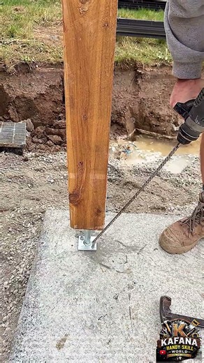 Professional Timber Post Base Connector Installation | Structural Wood Post Fastening to Concrete