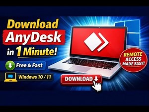How to Download & Install AnyDesk on Windows 10/11 | Fast & Easy Guide