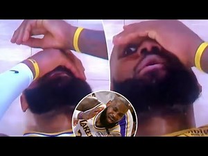 Video of LeBron James allegedly flopping in Game 2 has gone viral