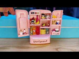 10 minutes Satisfying with Restocking miniature fridge. Fridge restocks Mini Kitchen no REMENT. ASMR