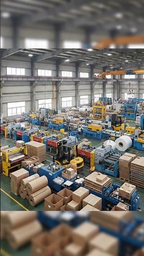 Inside a High-Tech Packaging Factory | Paper, Cardboard & Industrial Machines in Action