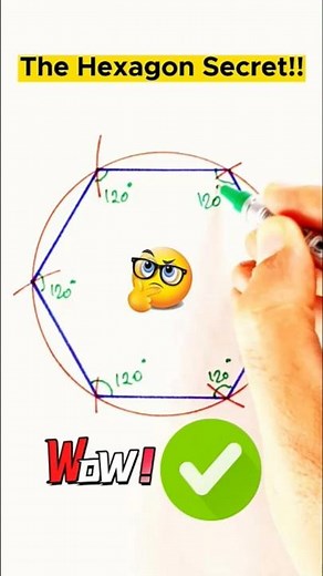 The Hexagon Secret | draw with compass