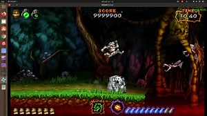 ubuntu中ppsspp开启金手指方法 | 极魔界村演示