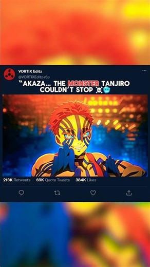 Tanjiro vs Akaza 🔥 | Demon Slayer Edit #shorts #anime #demonslayer #kny #biel #alizasehar #capcut #