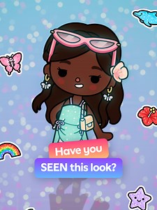 It’s all good having sun, sea and a HUGE summer crush 🌞 but did you see these new outfits? 🌊 #TocaBoca #TocaBocaWorld #beach #summer #friends #besties