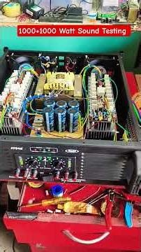 1000+1000Watt Sound Testing #dj #tecnician #technicalbijoy #2000w