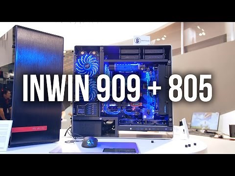 InWin 909 + 805 Temperred Glass Aluminum Cases