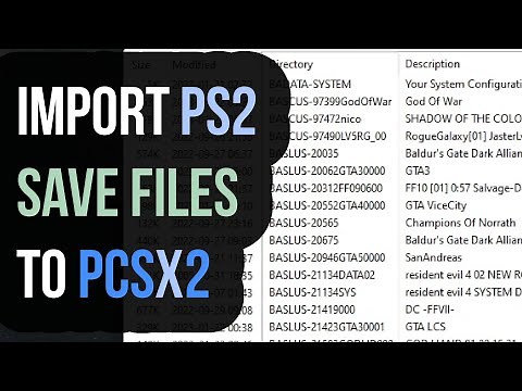 How to Download & Import PS2 (memory cards) Internet Save Files to PCSX2-Qt