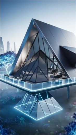 The Futuristic A-Frame House Of 2050 🚀⭐ #shorts #home