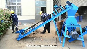 DF10-10 Hydraulic Interlocking Brick Machine Fully Automatic Earth Clay Bricks Making Machine Brick Press Molding Machine