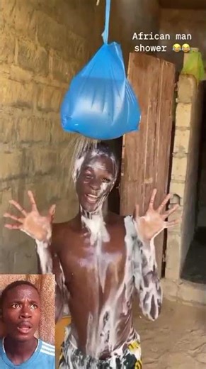 African man shower #youtubeshorts #funny #comedy #viral