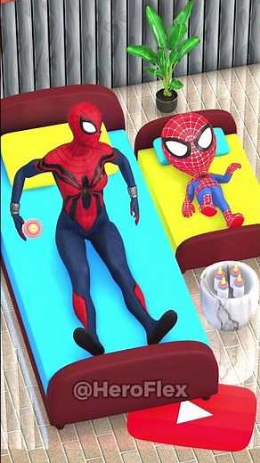 Spiderman Wants More Milk! 🥛🤭😂 #spiderman #funnyanimation