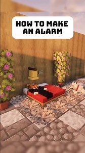 How to make an alarm in Minecraft (upgrade build) #firtana #minecraftbuilding
