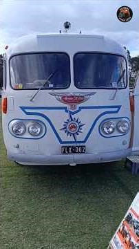 Ansair Flxible Clipper bus, a meticulously restored 1957 model, one of 131 built in Australia