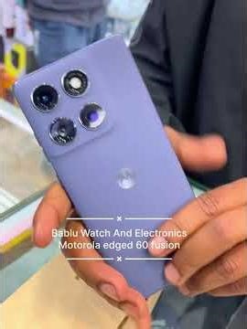 Motorola edged 60 fusion 5g unboxing