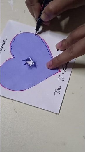 Create a beautiful DIY Surprise Proposal Card that opens with a magical reveal! 💌✨This cute and cr