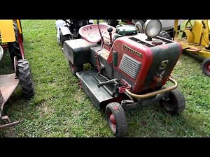 Rare lawn and garden tractors