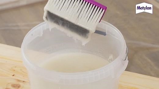 Metylan Raufaser, starker Tapetenkleister für Raufasertapete mit hoher Anfangsklebkraft, langlebiger & korrigierbarer Kleister mit Methylcellulose, 1x180g