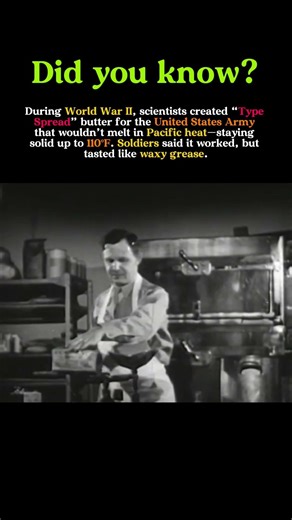 The Butter That Wouldn’t Melt: WWII’s Strangest Military Food Experiment
