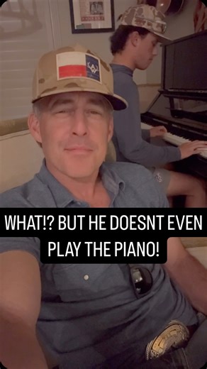 7.4K views · 4.4K reactions | @jake_watson not bad for a guitar player who doesn't play the piano! Gheez you amaze me! Now go back to your dorm and study! Love ya kiddo! | Aaron Watson | Facebook