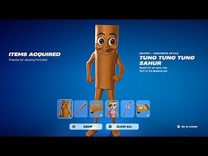 HOW TO GET TUNG TUNG TUNG SAHUR SKIN IN FORTNITE!