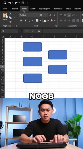 Anugrahpratama.com on Instagram: "Cara cepat gambar garis di Microsoft Excel ✅ Share ke teman kamu biar mereka juga tau! #excel #tips #lifehacks #microsoftexcel"