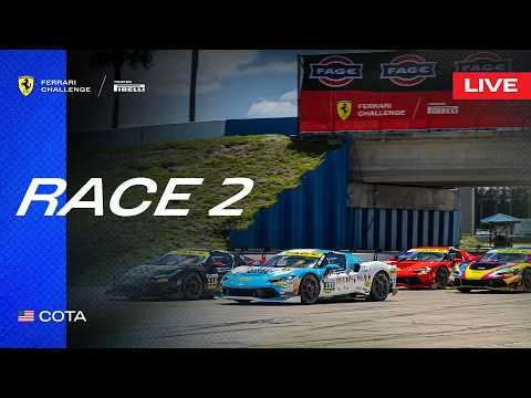 LIVE Ferrari Challenge North America - COTA, Race 2