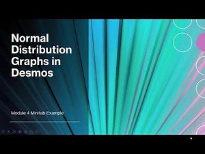 Normal Distribution Graphs in Desmos