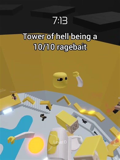 Hell of tower is so"Unpredictable" #roblox #fypシ #robloxedit #towerofhell