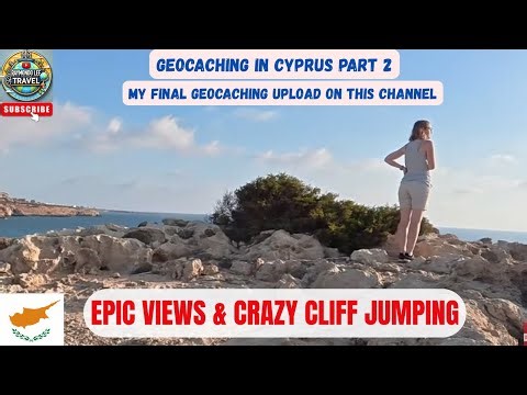 Geocaching in Cyprus Part 2 | Cliff Views, Rock Scrambling & an Elusive Cache