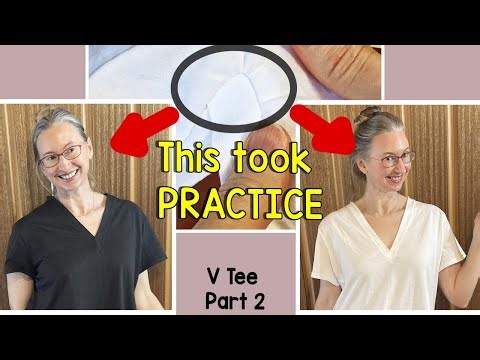 V-Necks Without Losing Your Mind – 2 Ways with Inset Binding