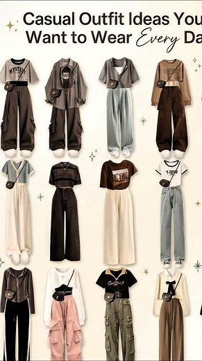 10 Casual Outfit Ideas You'll Want to Wear Every Day! ✨ #shorts #fashion
