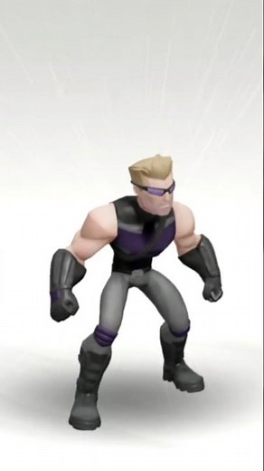 Disney Infinity Character previews with different songs shorts: Hawkeye #Disneyinfinity