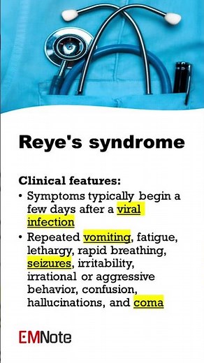 Reye's syndrome #medical
