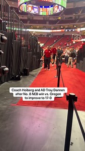 No. 8 Huskers are 17-0, 6-0 in the Big Ten after 90-55 win vs. Oregon. 🎥 @randysilvertv #huskers #nebraska #nebraskabasketball #cornhuskers #nebraskatiktok | NTV News