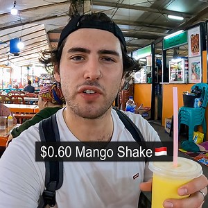 485K views · 10K reactions | $0.60 Mango Shake in Jakarta, Indonesia  | Luke Damant | Facebook
