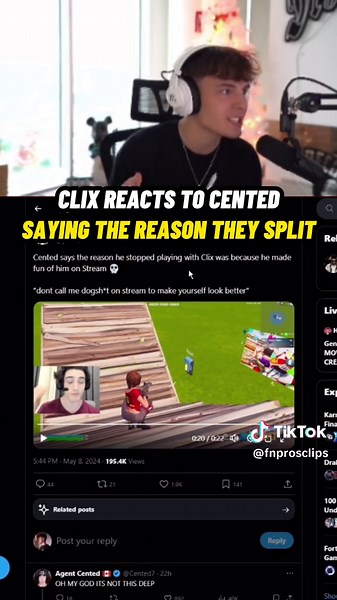 It benefited Clix in the end anyways… #clix #clixclips #cented #fortnite #fncs
