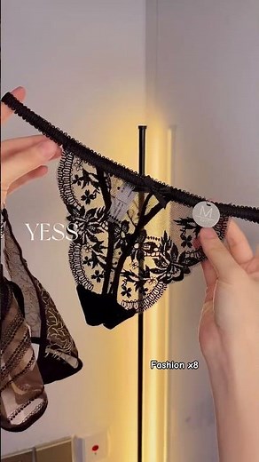 ✨Trendy Black & Gold Panties Haul | Aesthetic Intimates #fashionx8
