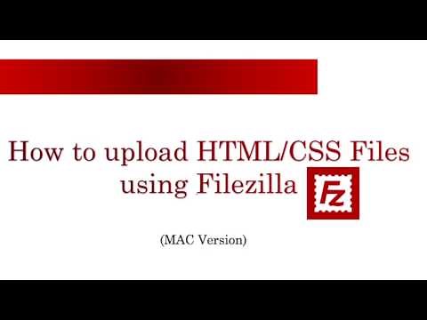 How to use Filezilla FTP Client (Mac)