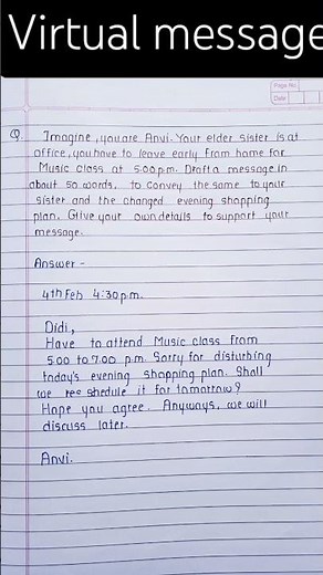 virtual message virtual message drafting #englishwritingskill #12thboard #english #maharashtraboard