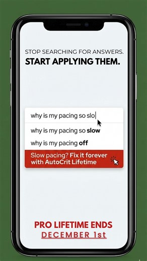 Black Friday Special: 50% Off AutoCrit PRO Lifetime Membership! Supercharge your writing with AutoCrit PRO – your all-in-one editing and story-crafting toolkit. Get unlimited access to: ✔ Chapter-by-chapter analysis ✔ Reverse outlining ✔ Smart thesaurus ✔ Virtual alpha & beta readers ✔ Compare your work with bestselling authors ✔ Notecards, timelines, and automated story bible creation …and much more. ⏳ Grab this lifetime deal at 50% off before it’s gone – forever access, one-time payment! | Aut