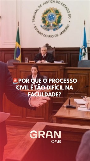 🚨Por que o Processo Civil é tão difícil na faculdade?