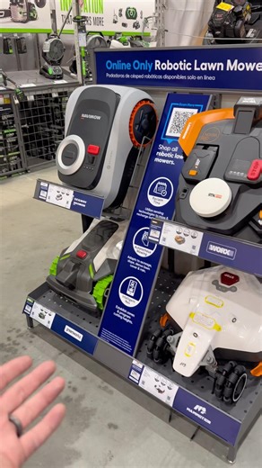 New Robot lawnmowers at Lowe’s! #lowespartner #lowesfinds