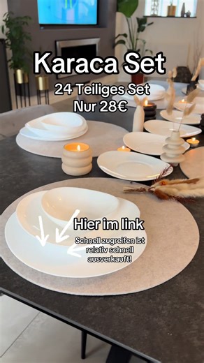 Karaca 24-Piece Set - Only €28!