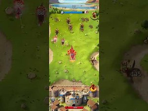 第6關 草地，通關後可用花100紫水晶建造金礦／Boom Castle: Tower Defense TD《爆炸城堡 TD：魔法倖存者塔防遊戲》PART 6