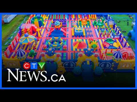 Crazy Bear Bounce World opens massive bouncy castle