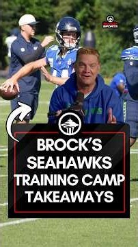 Brock Huard's 3️⃣ #Seahawks Training Camp Takeaways | #SeattleSports #nfl #nflfootball #seahawksnews